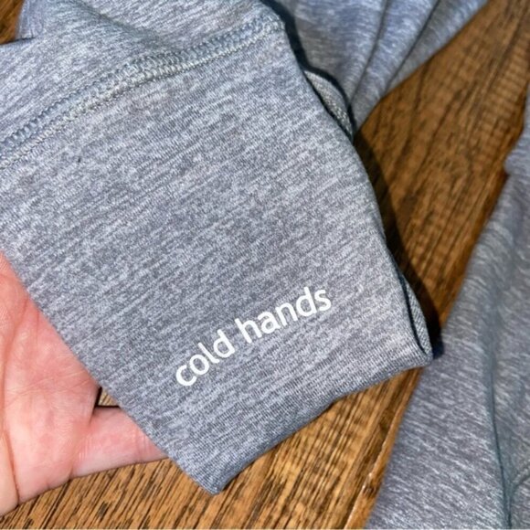 Lululemon Race Your Pace 1/2 ZipHeathered Slate size 12 - Picture 7 of 11